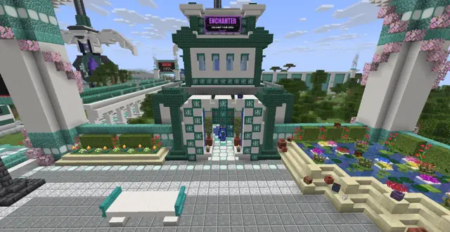 The Enchanter building at spawn